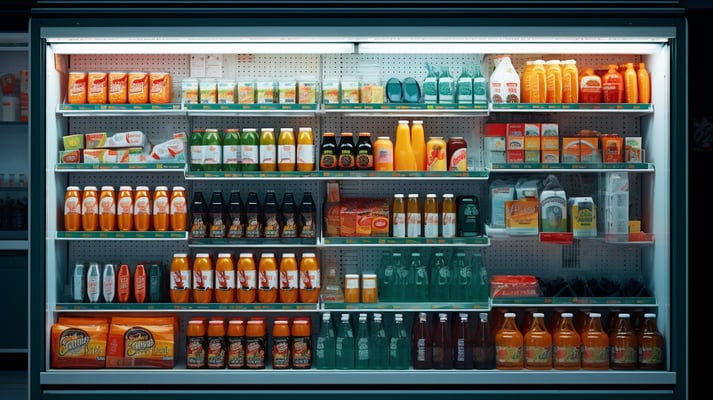 Grocery shelf